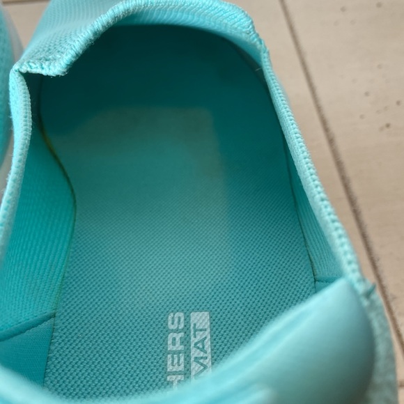 Skechers GoWalk Classic Washable Knit Slip On Shoes Aqua 8.5 - Picture 8 of 14